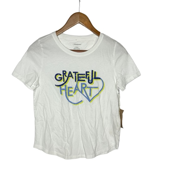 ANTHROPOLOGIE NWT Grateful Heart Graphic Tee xs - Picture 5 of 11